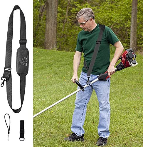 DA LI SHI Weed Eater Strap,Trimmer Strap Shoulder,Strap Blower,Strap Weed Wacker,Compatible with EGO String Trimmer,and All Types for Weed Eaters Clearance,Leaf Blower, Multi Head System (Black)