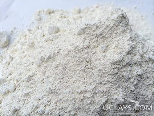 KAOLIN Clay Powder (grind) edible natural for eating (food) and facial detox, 4 oz (113 g)