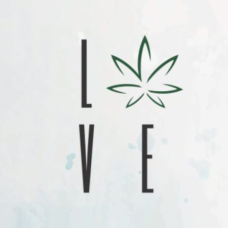 Love Cannabis: 100 Dotted Page Notebook
