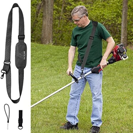 DA LI SHI Weed Eater Strap,Trimmer Strap Shoulder,Strap Blower,Strap Weed Wacker,Compatible with EGO String Trimmer,and All Types for Weed Eaters Clearance,Leaf Blower, Multi Head System (Black)